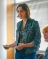 The Marlow Murder Club S02 Cara Horgan Blue Denim Jacket