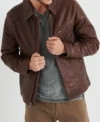 The Morning Show Boyd Holbrook Leather Jacket