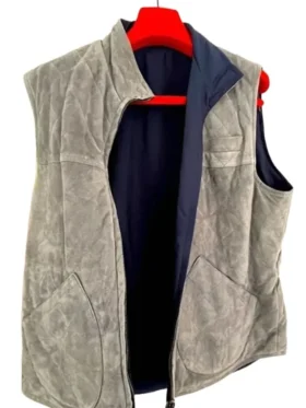 The Paper S01 Domhnall Gleeson Grey Vest