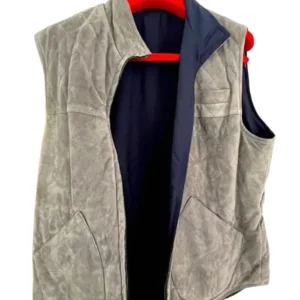 The Paper S01 Domhnall Gleeson Grey Vest