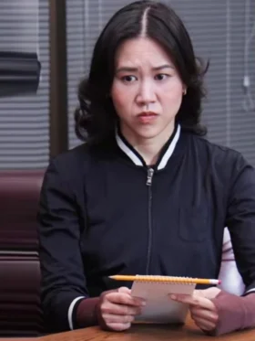 The Paper S01 Ramona Young Bomber Jacket Front