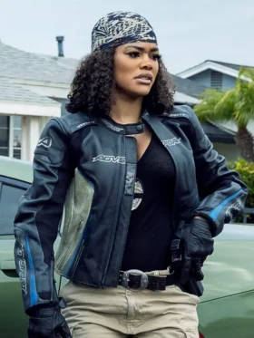 The RIP Teyana Taylor Black Leather Jacket