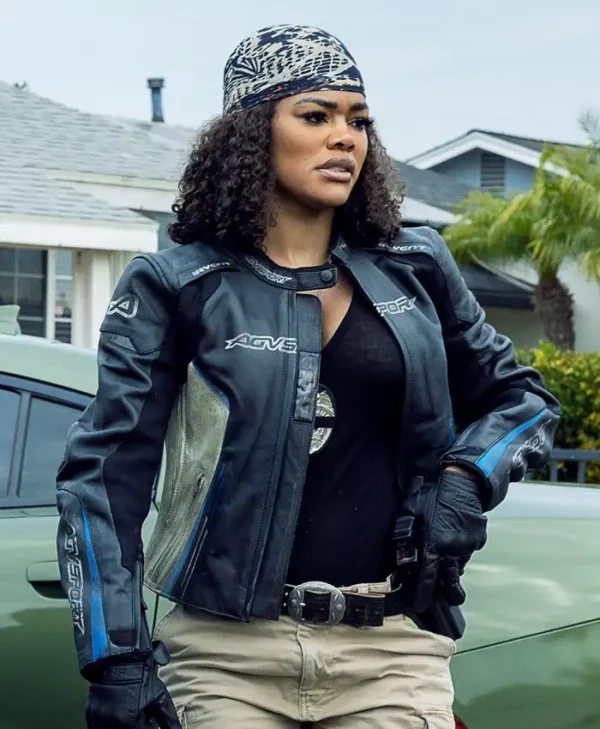 The RIP Teyana Taylor Black Leather Jacket