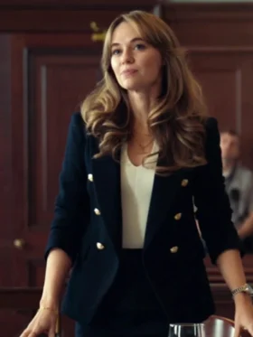 The Rainmaker S01 Madison Iseman Blue Blazer Front