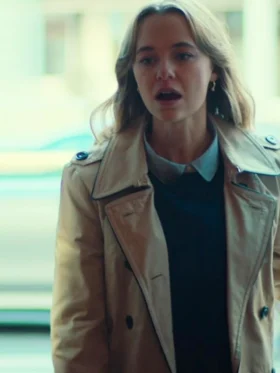 The Rainmaker S01 Madison Iseman Trench Coat Front