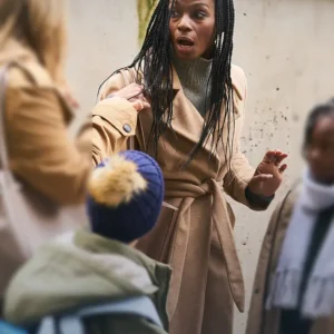 The Rumour S01 Carryl Thomas Wool Coat Side