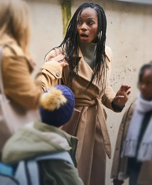The Rumour S01 Carryl Thomas Wool Coat Side
