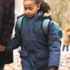 The Rumour S01 Eiden-River Coleman Blue Parka Jacket Side