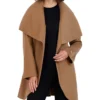 The Rumour S01 Emily Atack Brown Wool Coat