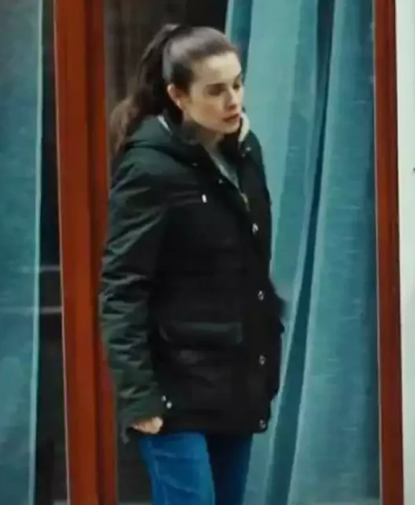 The Rumour S01 Rachel Shenton Green Jacket Front