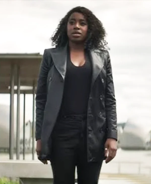 The Sandman S02 Kirby Howell-Baptiste Black Leather Coat