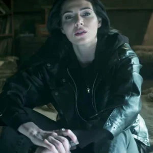 The Sandman S02 Razane Jammal Black Leather Jacket