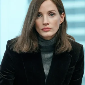 The Savant S01 Jessica Chastain Corduroy Blazer Side