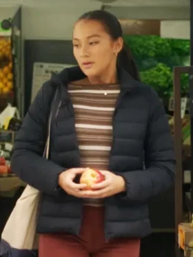 The Summer I Turned Pretty S03 Lola Tung Blue Puffer Jacket