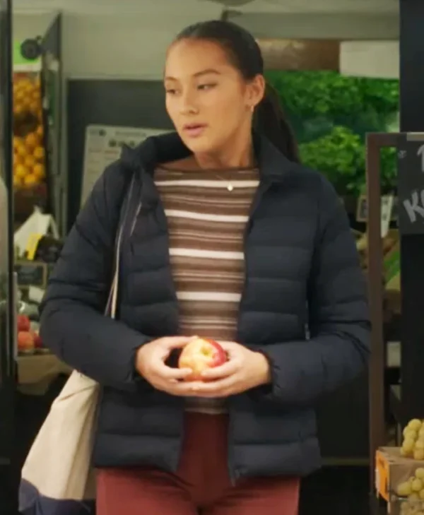 The Summer I Turned Pretty S03 Lola Tung Blue Puffer Jacket
