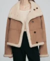 The Summer I Turned Pretty S03 Lola Tung Shearling Jacket