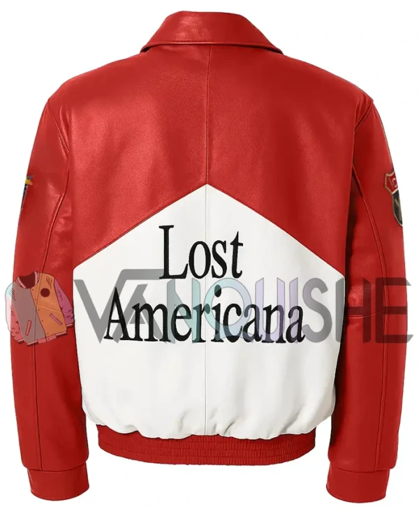 The Tonight Show MGK Leather Jacket back
