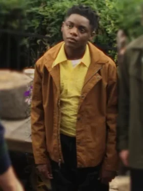 This Too Shall Pass Jaylin Webb Brown Jacket Side