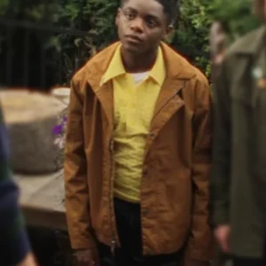 This Too Shall Pass Jaylin Webb Brown Jacket Side