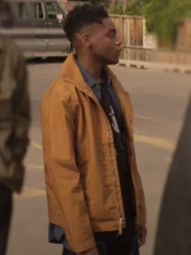 This Too Shall Pass Jaylin Webb Brown Jacket Front