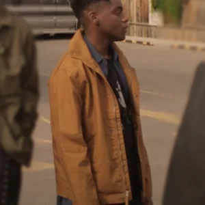 This Too Shall Pass Jaylin Webb Brown Jacket Front