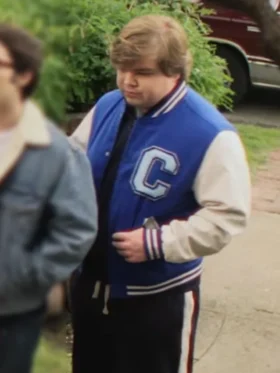 This Too Shall Pass Jeremy Ray Taylor Varsity Jacket Side