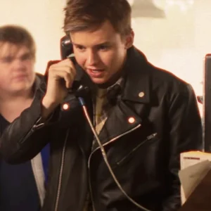 This Too Shall Pass Maxwell Jenkins Black Leather Jacket