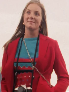 This Too Shall Pass Saylor McPherson Red Blazer