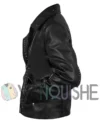 Tulsa King S03 Bella Heathcote Leather Jacket left back