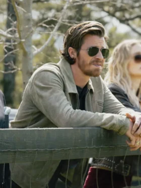 Tulsa King S03 Garrett Hedlund Suede Leather Jacket