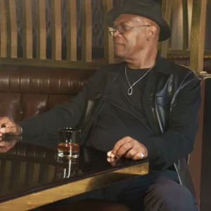 Tulsa King S03 Samuel L. Jackson Black Jacket