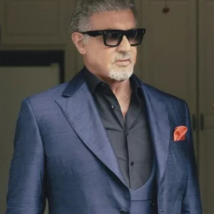 Tulsa King S03 Sylvester Stallone Blue Suit