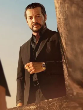 Two Graves S01 Álvaro Morte Black Blazer Side