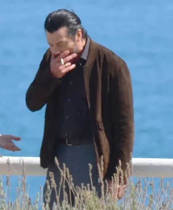Two Graves S01 Álvaro Morte Brown Suede Jacket