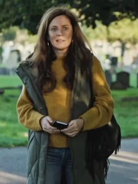Unforgivable Anna Friel Green Vest