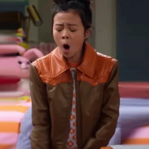 Vampirina Teenage Vampire S01 Jiwon Lee Leather Jacket Side