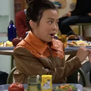 Vampirina Teenage Vampire S01 Jiwon Lee Brown Leather Jacket