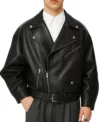 Wednesday S02 Isaac Ordonez Leather Jacket