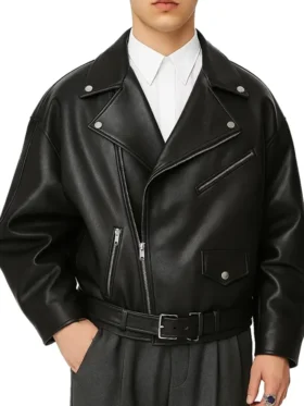 Wednesday S02 Isaac Ordonez Leather Jacket
