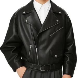 Wednesday S02 Isaac Ordonez Leather Jacket