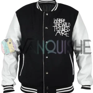 Where the Wild Thing Are Bomber Jacket front