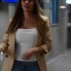 Wild Cards S02 Vanessa Morgan Brown Blazer Back