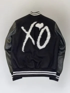 XO The Weeknd Varsity Jacket Back