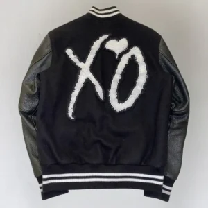 XO The Weeknd Varsity Jacket Back