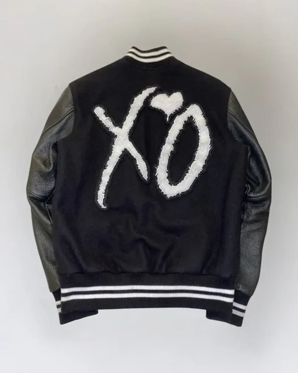 XO The Weeknd Varsity Jacket Back