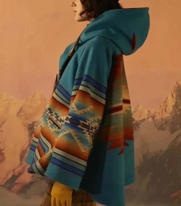 beth dutton pendleton poncho side