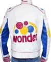 ricky bobby leather racing jacket