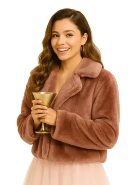 12 Dates of Christmas Faith Fernandez Fur Jacket