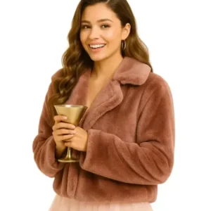 12 Dates of Christmas Faith Fernandez Fur Jacket