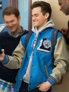 13 Reasons Why Justin Foley Varsity Jacket Front